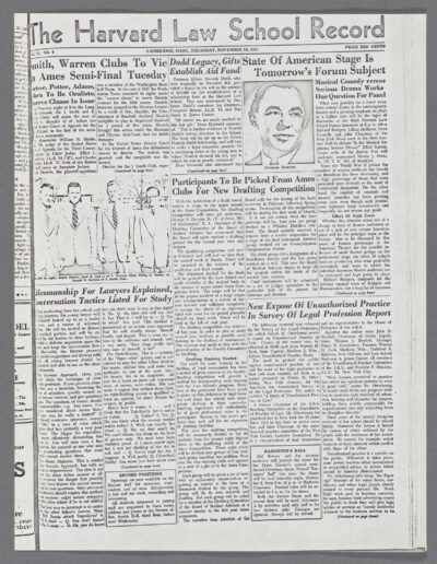 Front page, November 29, 1951