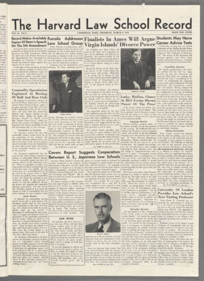 Front page, March 4, 1954