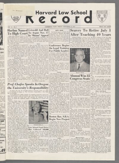Front page, November 12, 1954