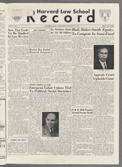 Front page, November 24, 1954