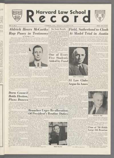 Front page, October 20, 1955