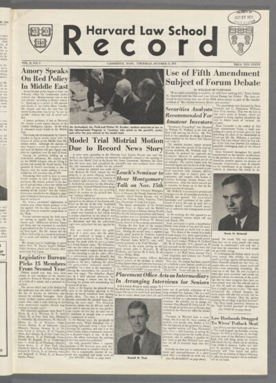 Front page, October 27, 1955