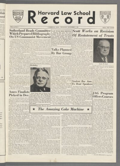 Front page, November 3, 1955