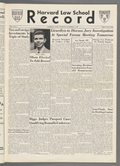 Front page, November 17, 1955