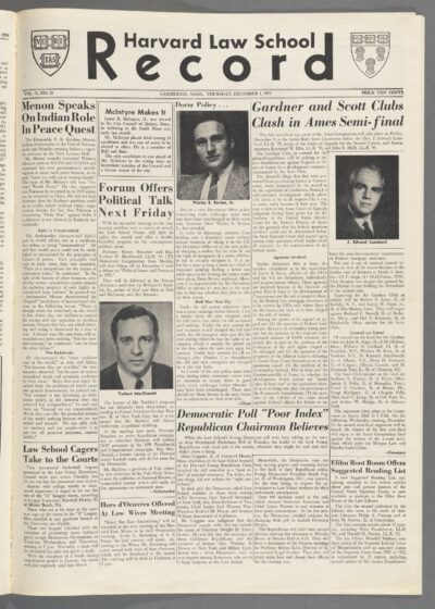 Front page, December 1, 1955